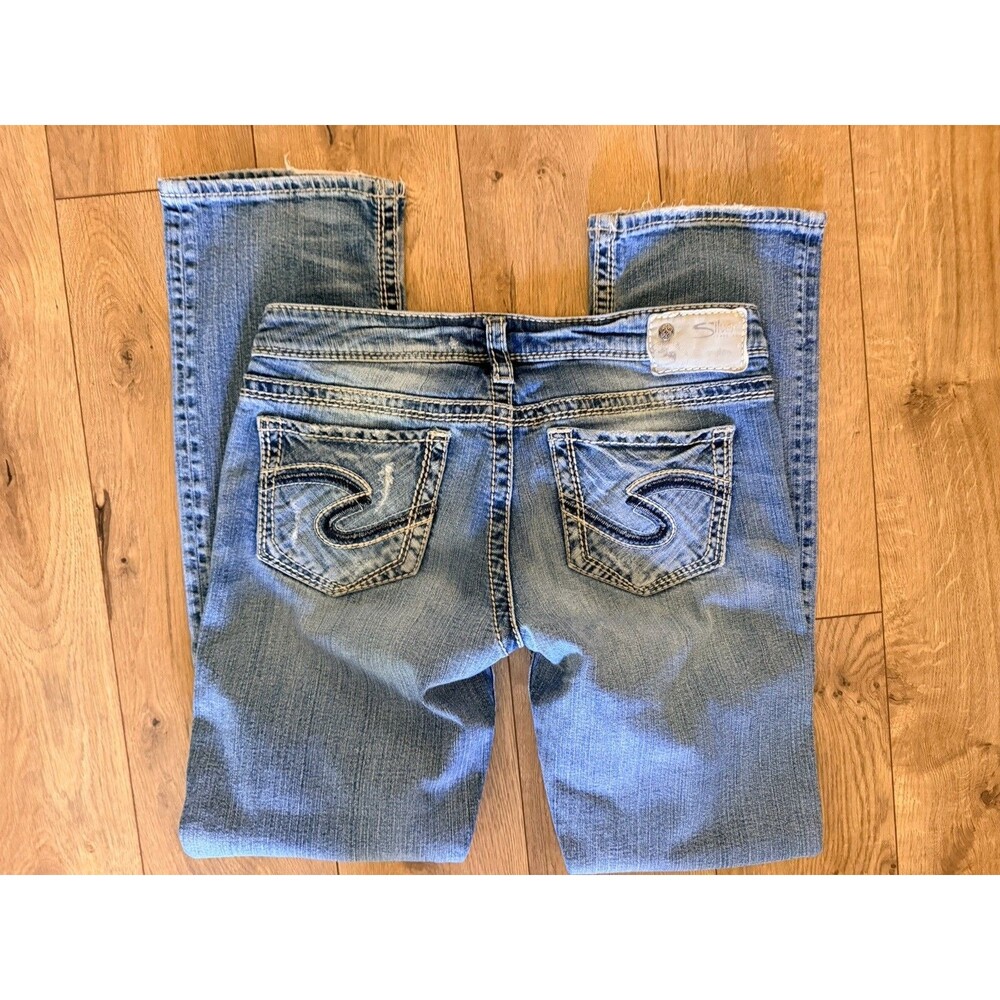 Women’s Silver Jeans Aiko Bootcut Jeans Medium Wash Mid Rise Size 29/31